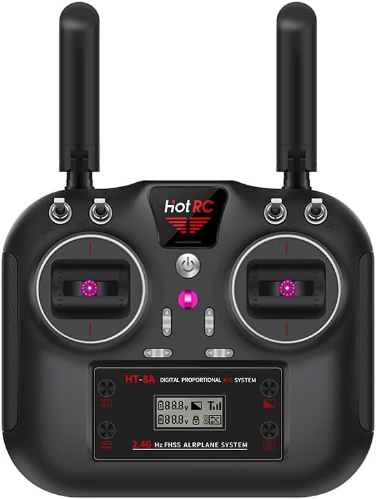 Hot RC Transmitter HT-10A for Remote Controlled Airplane Models (HT8AL)
