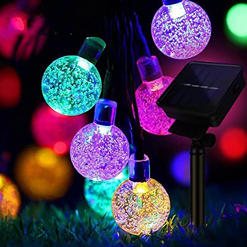 Epyz Solar Lamp For Home String Lights 30 Led Decorative Lighting Crystal Ball For Garden, Home, Party Decorations Waterproof(20 Feet-Multi Color)