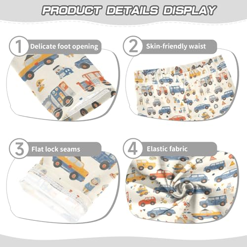 Cartoon Cars Collection Kids Girl's Legging Fashion Full Length Leg Yoga Pants Running3