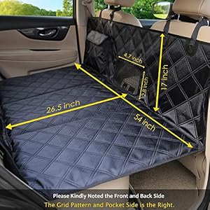 Back Seat Extender for Dogs, Dog Car Seat Cover Hard Bottom for Back Seat Bed for Car Camping Mattress, Dog Hammock Non Inflatable Car Bed Mattress for Car SUV Truck (Black) Back Seat Extender for Dogs, Dog Car Seat Cover Hard Bottom for Back Seat Bed for Car Camping Mattress, Dog Hammock Non Inflatable Car Bed Mattress for Car SUV Truck (Black)