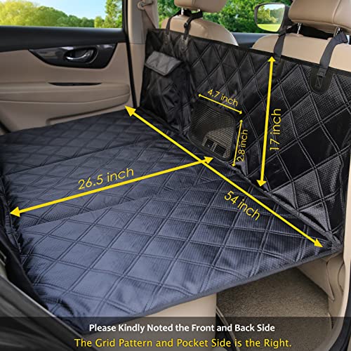 Back Seat Extender for Dogs, Dog Car Seat Cover Hard Bottom for Back Seat Bed for Car Camping Mattress, Dog Hammock Non Inflatable Car Bed Mattress for Car SUV Truck (Black) Back Seat Extender for Dogs, Dog Car Seat Cover Hard Bottom for Back Seat Bed for Car Camping Mattress, Dog Hammock Non Inflatable Car Bed Mattress for Car SUV Truck (Black)
