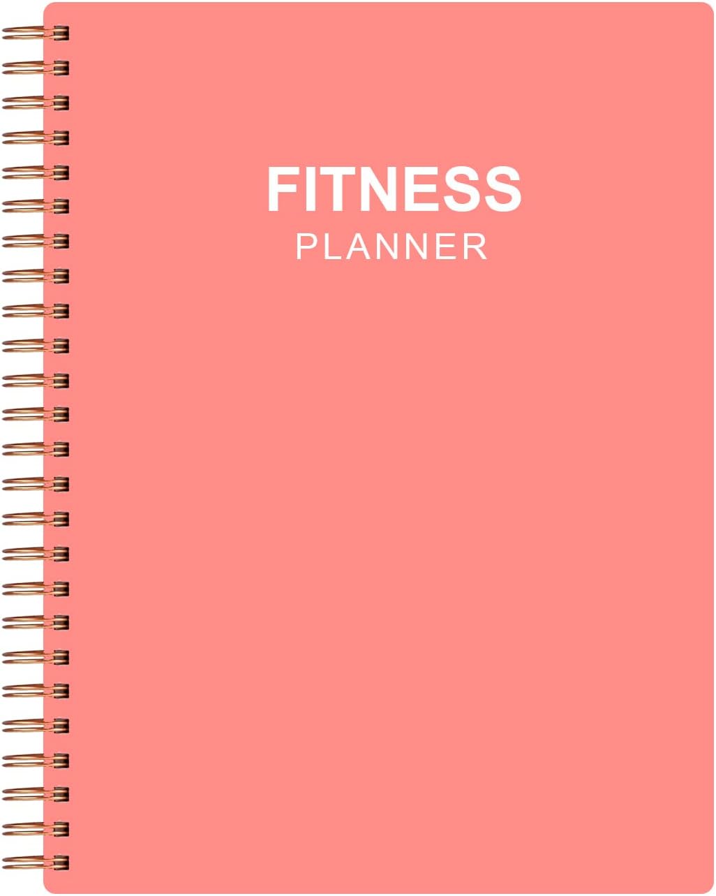 Nokingo Fitness Planner for Women & Men - A5 Workout Log Book/Exercise Workout Log to Track Weight Loss, GYM, Bodybuilding Progress - Daily Health & Wellness Workout Journals, 5.8X8.25 In Workout Book
