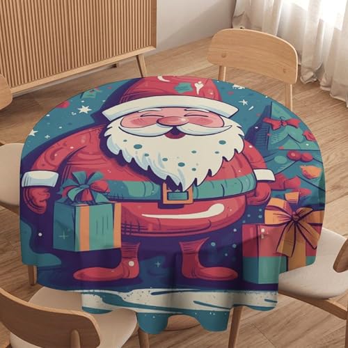 Nappe ronde antitache et imperméable pour éliminer les corvées de lavage - 5