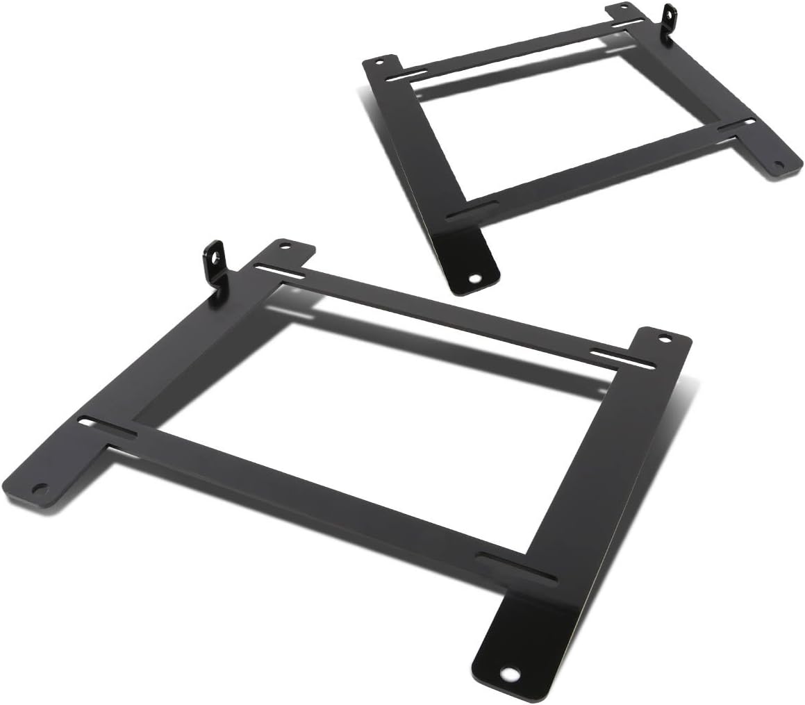 DNA MOTORING SBK-LM-FRS Pair of Racing Bucket Seat Mount Brackets Compatible with Scion FR-S 13-16 / Subaru BRZ 13-21,Black
