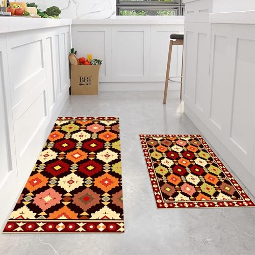 Alfombra de cocina lavable de dos piezas para proteger tu suelo 4