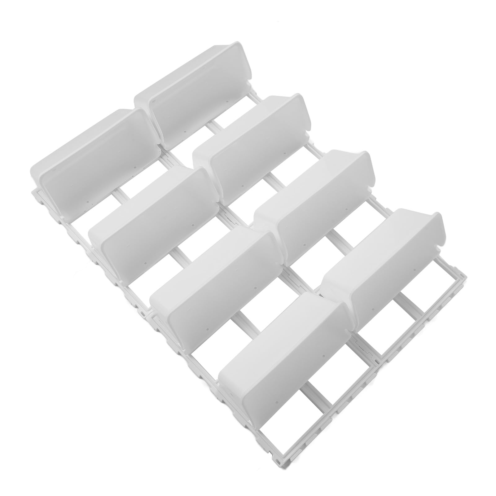 Cocoarm Pionowa Donica ścienna PP ABS Wisząca Donica ścienna 106 X 67 Cm Możliwość Połączenia z Podwyższonymi Grządkami na Balkon Patio Płot Ganek Ogrodnictwo w Pomieszczeniach i na Zewnątrz (WHITE)