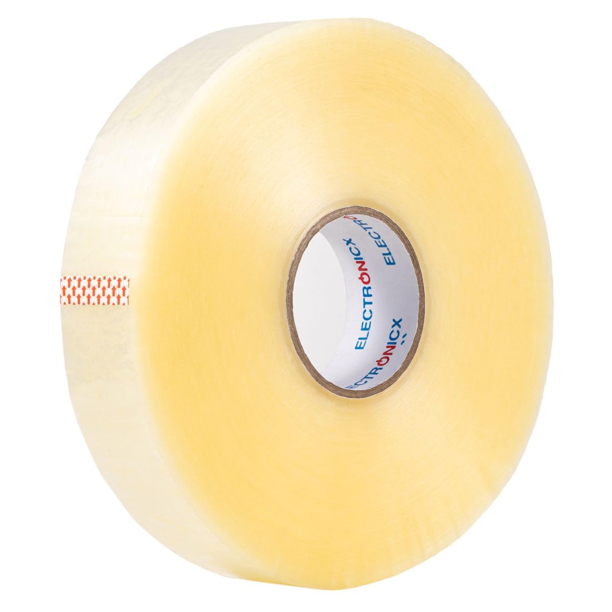 Electronicx Maschinenpackband transparent – 12 Rollen Maschinenklebeband 50 mm x 990 m Langrolle, stark haftend, reißfest, leise abrollend, für Verpackungsmaschinen, Versand & Logistik