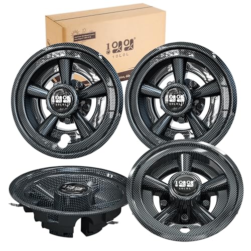10L0L Golf Cart Wheel Covers Hub Caps for Yamaha/Club CAR/EZ-GO Club Car 8