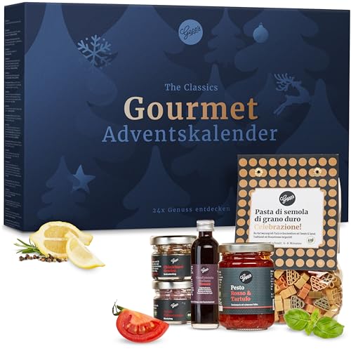 Gepp's Premium Adventskalender für Feinschmecker I 24 ausgefallene Gewürze, Dips & französische Konfitüren sowie Öl & Essig Spezialitäten I Kulinarischer...