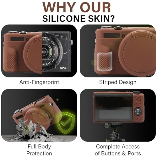 Funda de silicona para Canon Powershot G7 X Mark II miniatura 3