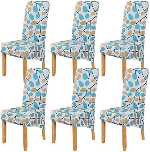 Crushed Velvet Large Size Dining Chair Covers Set of 4,Dining Room Chair Slipcovers,Stretch Elastic Removable Washable High Back Chair Covers for Dining Room,Hotel,Kitchen,Home(Dark Grey,Pack of 4)