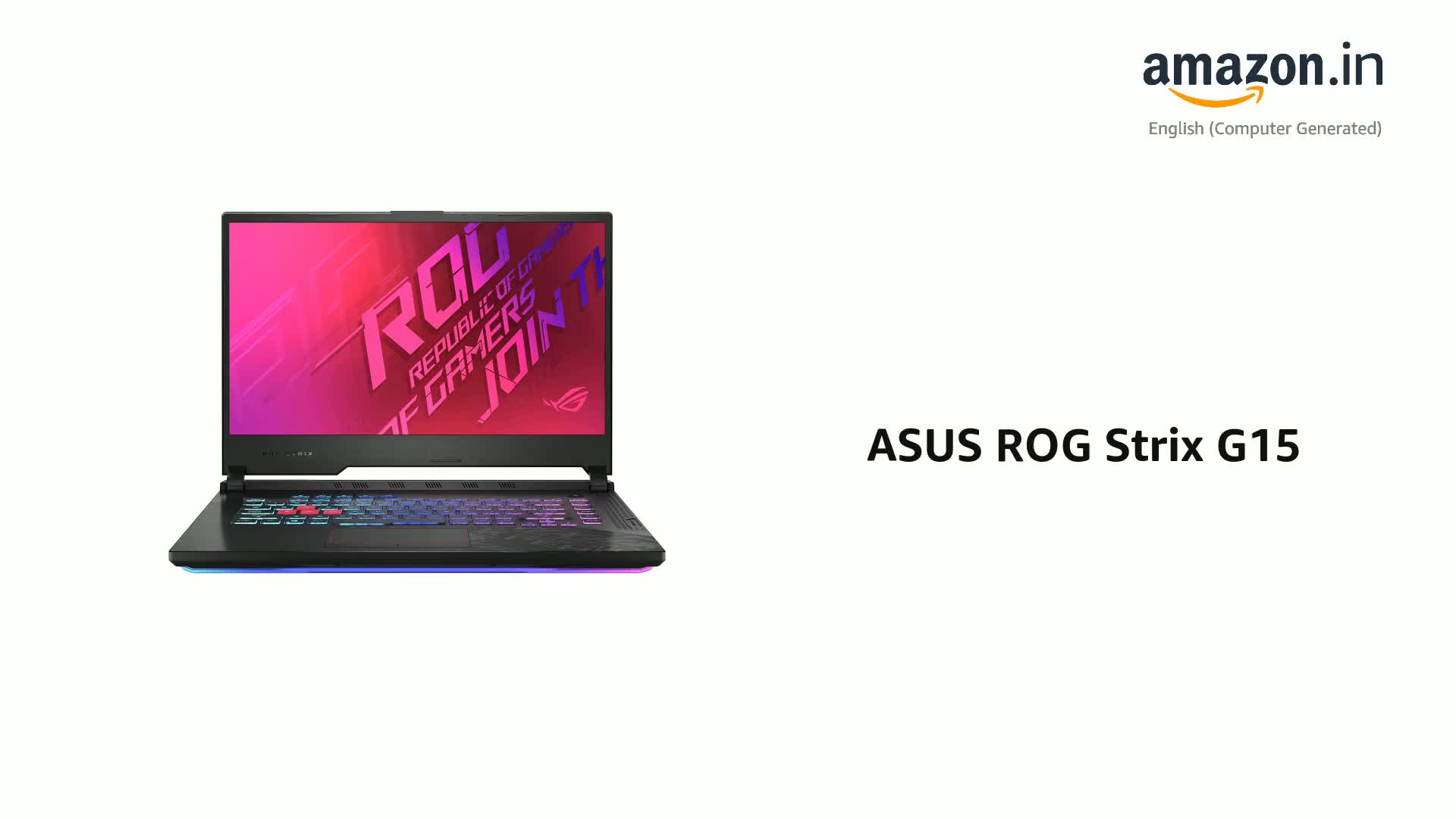 ASUS ROG Strix G15 (2020) 39.62 cm FHD 144Hz, Intel Core i7-10750H