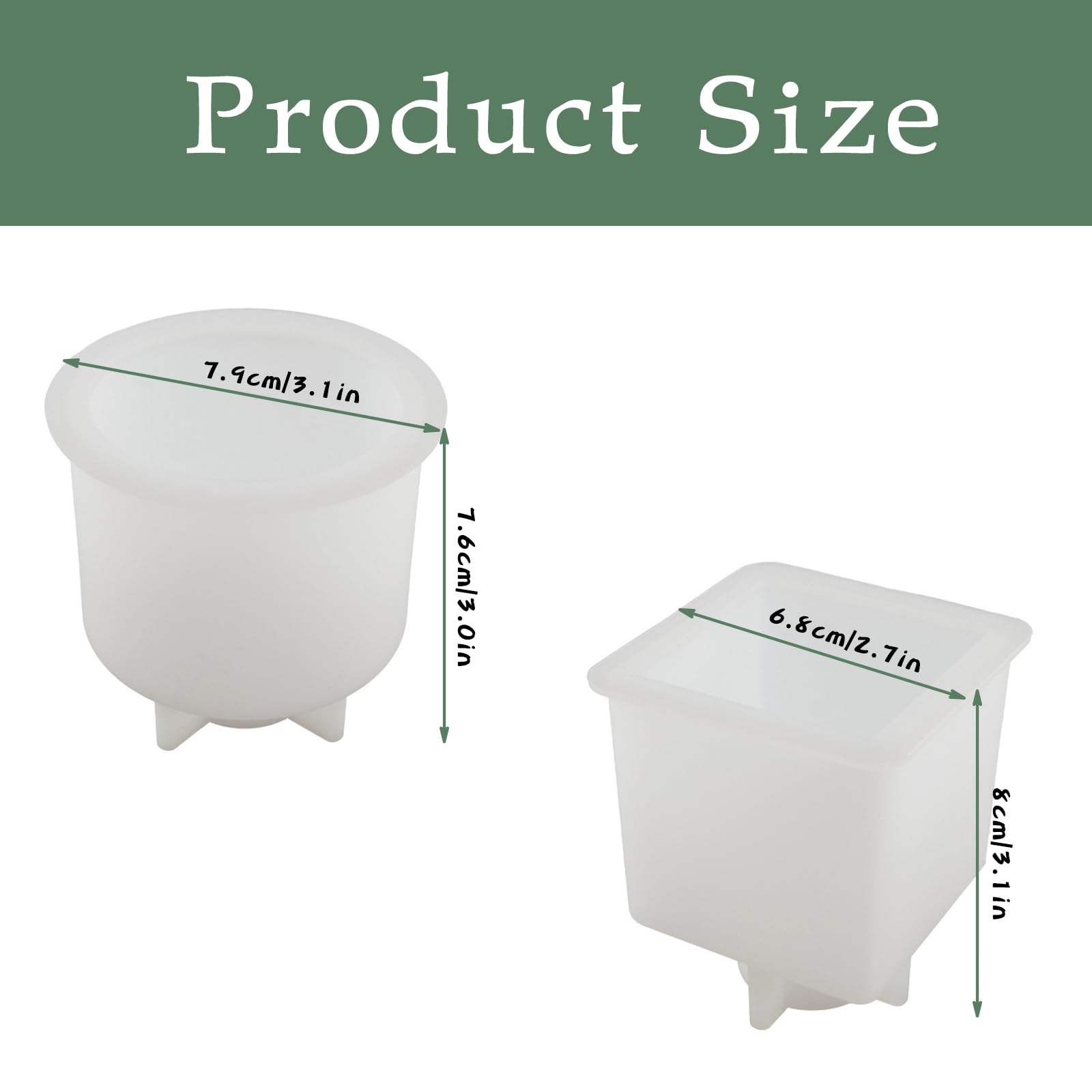 DIYBravo Vase Silikonform - Epoxidharz Form Für Kreative Vasen