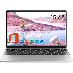 JUMPER Ordenador Portatil 15,6 Pulgadas, Office 365, Windows 11, 4GB RAM 128GB SSD, Procesador 5205U PC Portatil, baterÃa 38 WH, Dos Altavoces Estéreo, Tipo C, USB 3.0