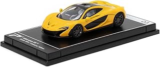 PosterCars 1:64 Scale McLaren P1 Volcano Yellow Hypercar League Collection No.3