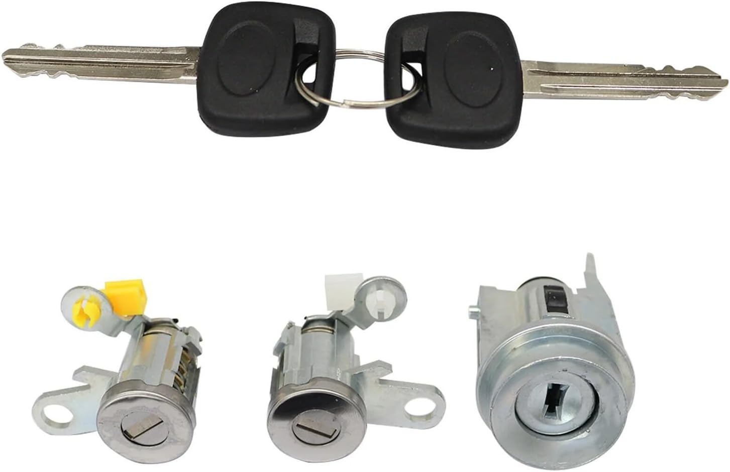 1set Door Lock Cylinder Ignition Switch w/Keys 69005-35840 6905135070 6905704020 69057-35070 DL108R Compatible with Toyota Tacoma 1995-2003