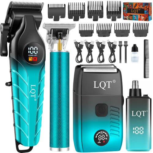 Image of Men's Professional Cordless Hair Clippers & Trimmer Kit