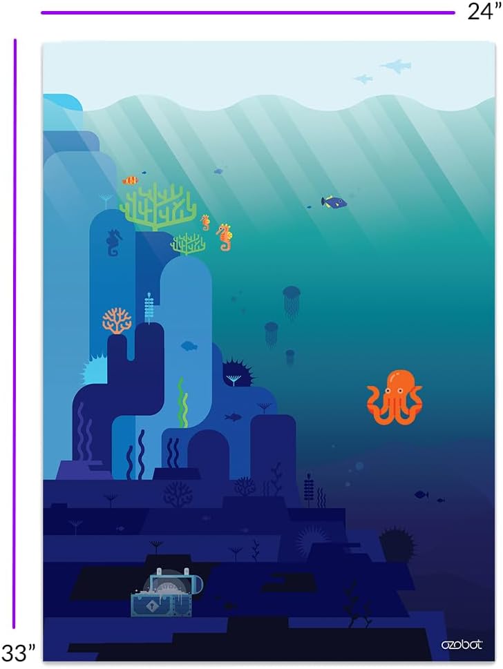 Ozobot Challenge Mat - Coding for Kids Ages 6+ | STEM | Ocean Explorer image 4