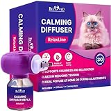 Beloved Pets Cat Calming Diffuser & Pet Anti Anxiety Products - Feline Calm Pheromones Plug in & Cats Stress Relief Comfort Helps with Pee, New Zone, Aggression