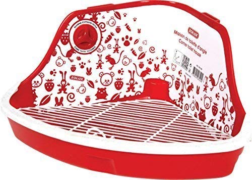 Zolux Jaula Baño Para Roedores Diseño En ángulo Color Rojo 415 X 31 X 205 Cm
