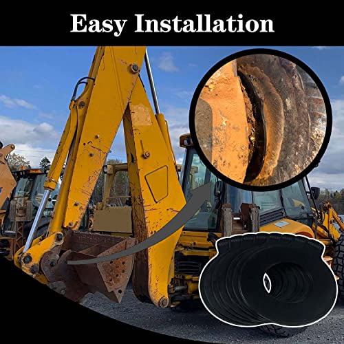 Image of 8 Pack 45MM Excavator Bucket Pin Shim Kit for Excavator and Skid Steer Fit for Cat Bobcat Kubota Komatsu, 2mm Thickness