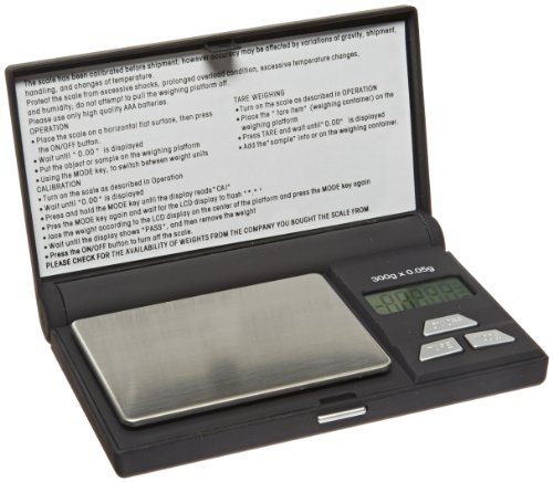 Balance de poche ohaus yA302 portée 300 g division de lecture 0,05 g plat 70 x 50 Cover