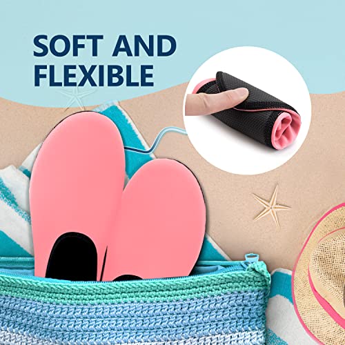 Image of JACKSHIBO Water Shoes for Women Men Quick-Dry Swim Shoes Beach Water Socks
