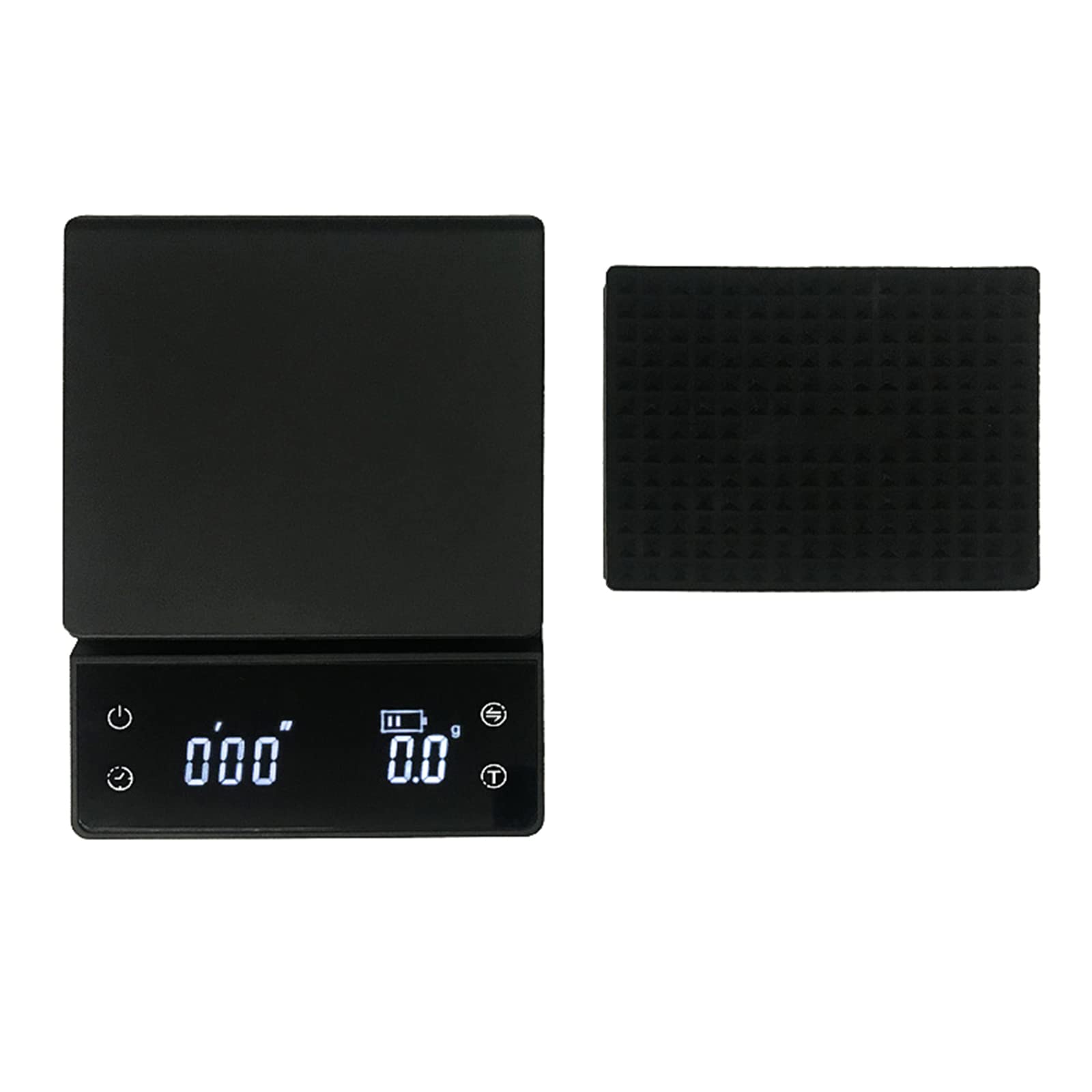 Tsophreniq Battery Scale With Timer 3Kg / 0.1G High Drip Espresso With Backlight Led Display For Household Coffee With Timer