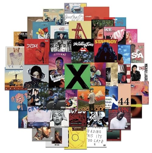 55pcs Artist Singers Album Cover Decor - Female Pop Singer Lyrics