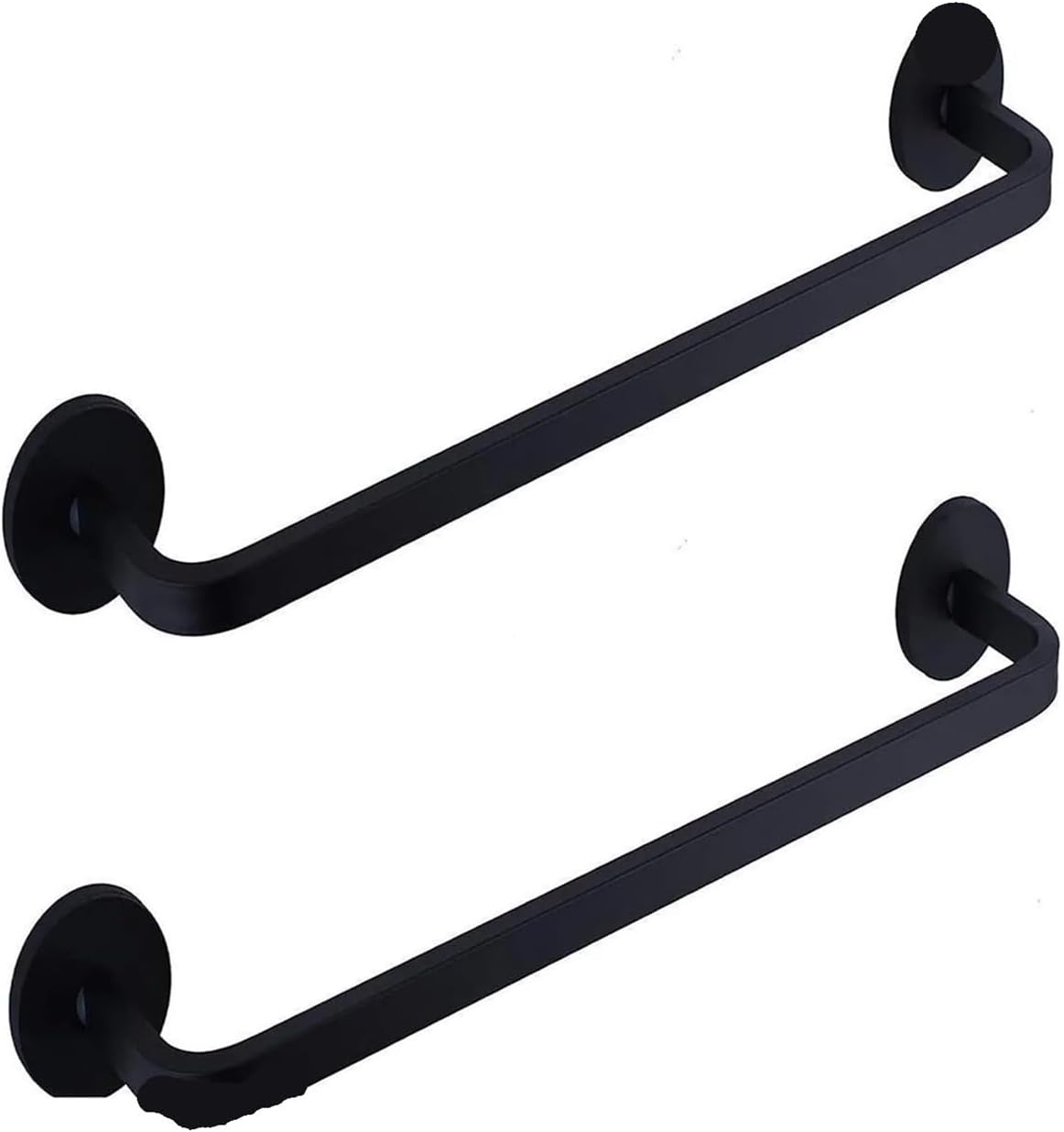 2pcs No Drill Aluminum Magnetic Refrigerator Towel Rack Portable Kitchen Organizer Bathroom Storage Metal Holder for Bathroom & Lavatory