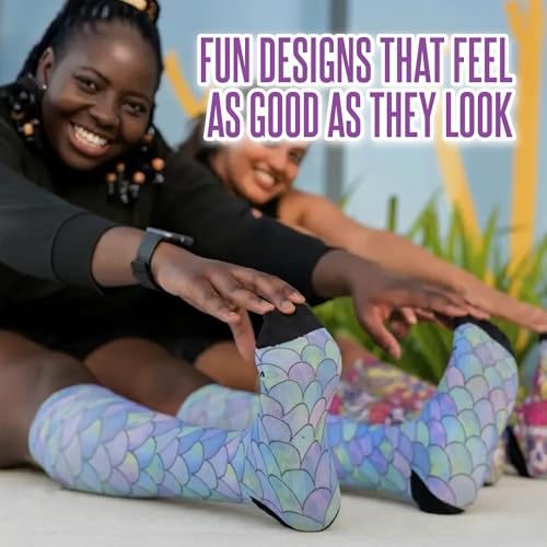 Crazy Compression Over-the-Calf Socks, Grey Heather, Small/Medium by Crazy Compression - Image 7