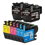 Kingjet LC3219XL Cartouches d'encre Compatible avec Brother LC3219 LC 3219 XL LC3217 pour Brother MFC-J5330DW MFC-J5335DW MFC-J5730DW J5335DW MFC-J5930DW MFC-J6530DW MFC-J6930DW MFC-J6935DW