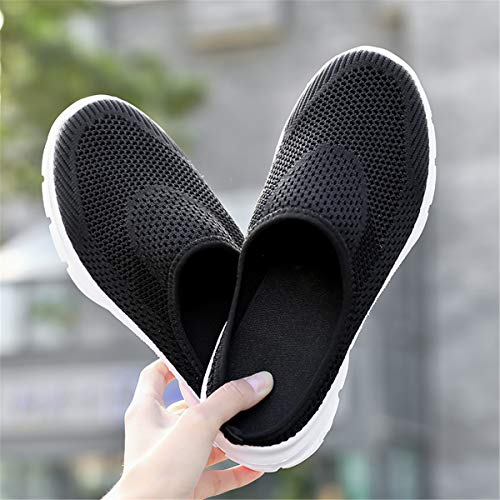 Image of ChicWind Womens Breathable Mesh Walking Mules Sneakers Open Back Slip On Shoes