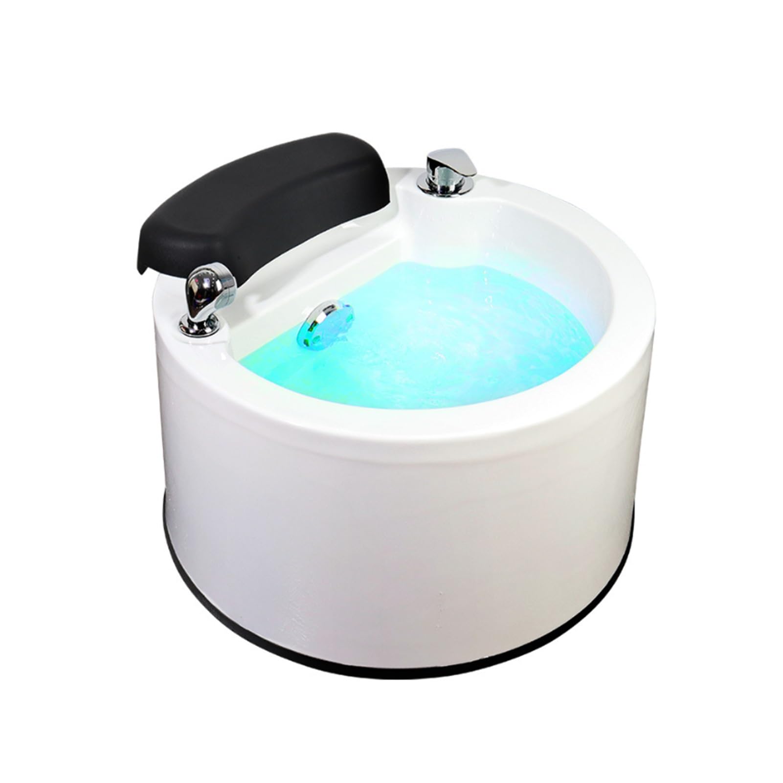 YHQYCGS Pedicure Foot Spa,Foot Massager Acrylic Massage Footbath with Automatic Water Pump,Feet spa Tub Colorful Light Surfing Hot and Cold Adjustment