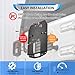 Wsays Spare Tire Carrier Relocation Bracket Compatible with Jeep Wrangler JL 2018-2024 w/rear proximity sensors