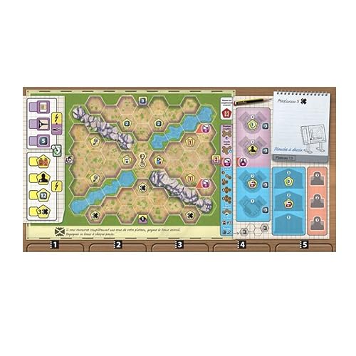 Super Meeple ARK Nova – Pack Plateaux Zoo Recto/Verso 2 – Jeu de société – Version Française