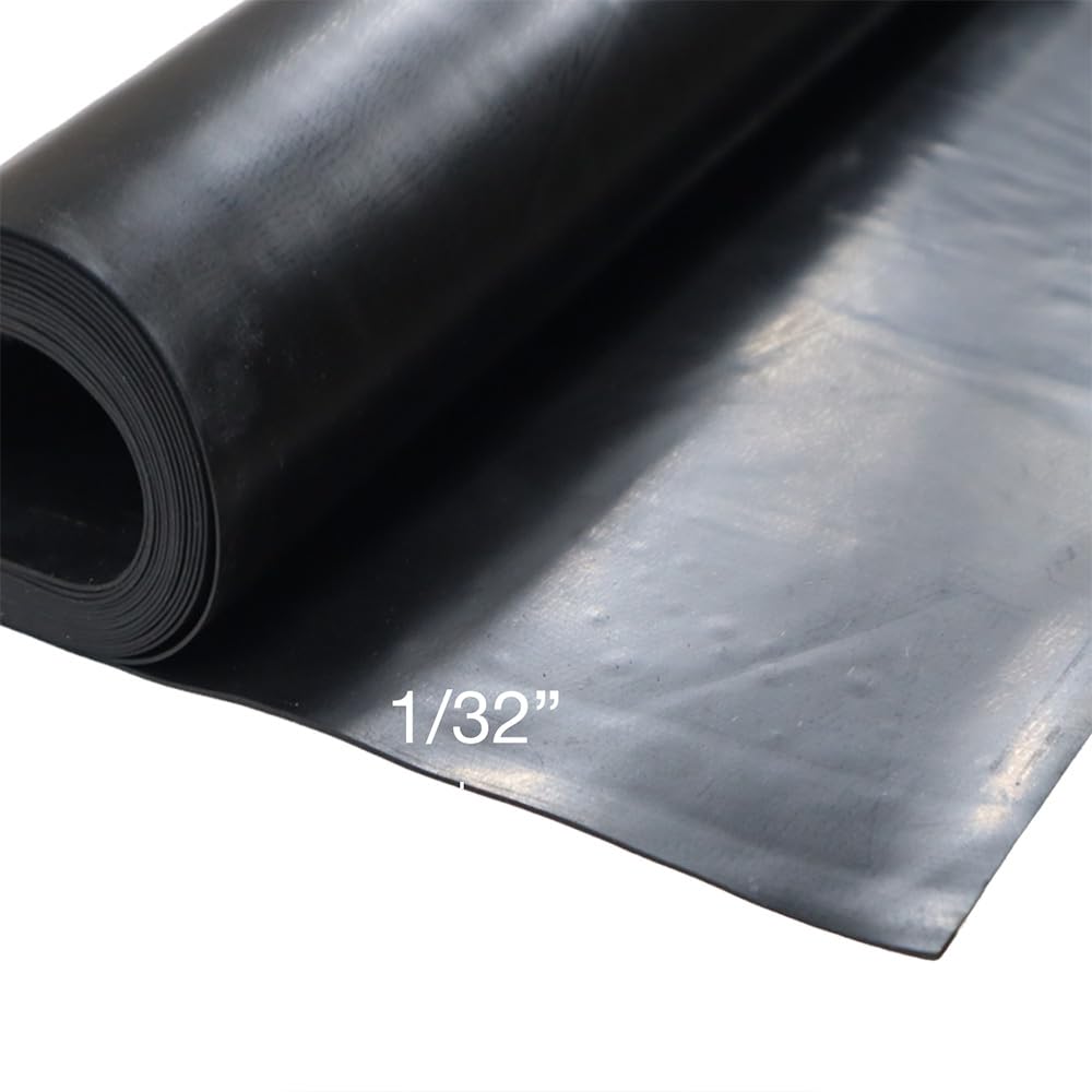 Neoprene Commercial Grade, Black, 60A, 0.031" x 10" x 10" (2 Pack)
