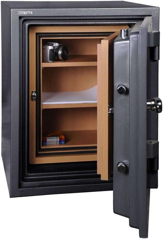 Hollon Fireproof Data Safe 1 hour Fire Rated, 1.02 Cu. Ft. HDS-750E