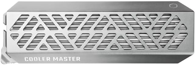 Cooler Master ORACLE AIR Obudowa NVME M.2 SSD - Duży Radiator, Dwuwarstwowa Aluminiowa Powłoka, Do 1000 MB/s, Beznarzędziowa, Kompatybilna z MOLLE, USB 3.2 Gen 2 Typu C, Obsługa Wielu Platform, 130 g