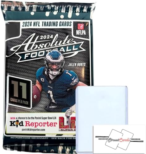 Panini Absolute Football NFL Blaster 2024 pack 11 cartes collection football américain