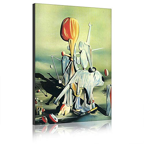 Reproduction Yves Tanguy sur toile mur photo impression pour habiller un couloir vide