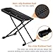 ZtohPyo Foldable Foot Rest, 6-Height Adjustable Spa Foot Stand, Non-Slip Sturdy Foot Care Stand for Easy Home Pedicures, Beauty Pedicure Stool Tool