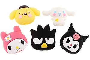 5-Pack Axanbox 3D Cartoon Animal Cable Protectors for iPhone and iPad