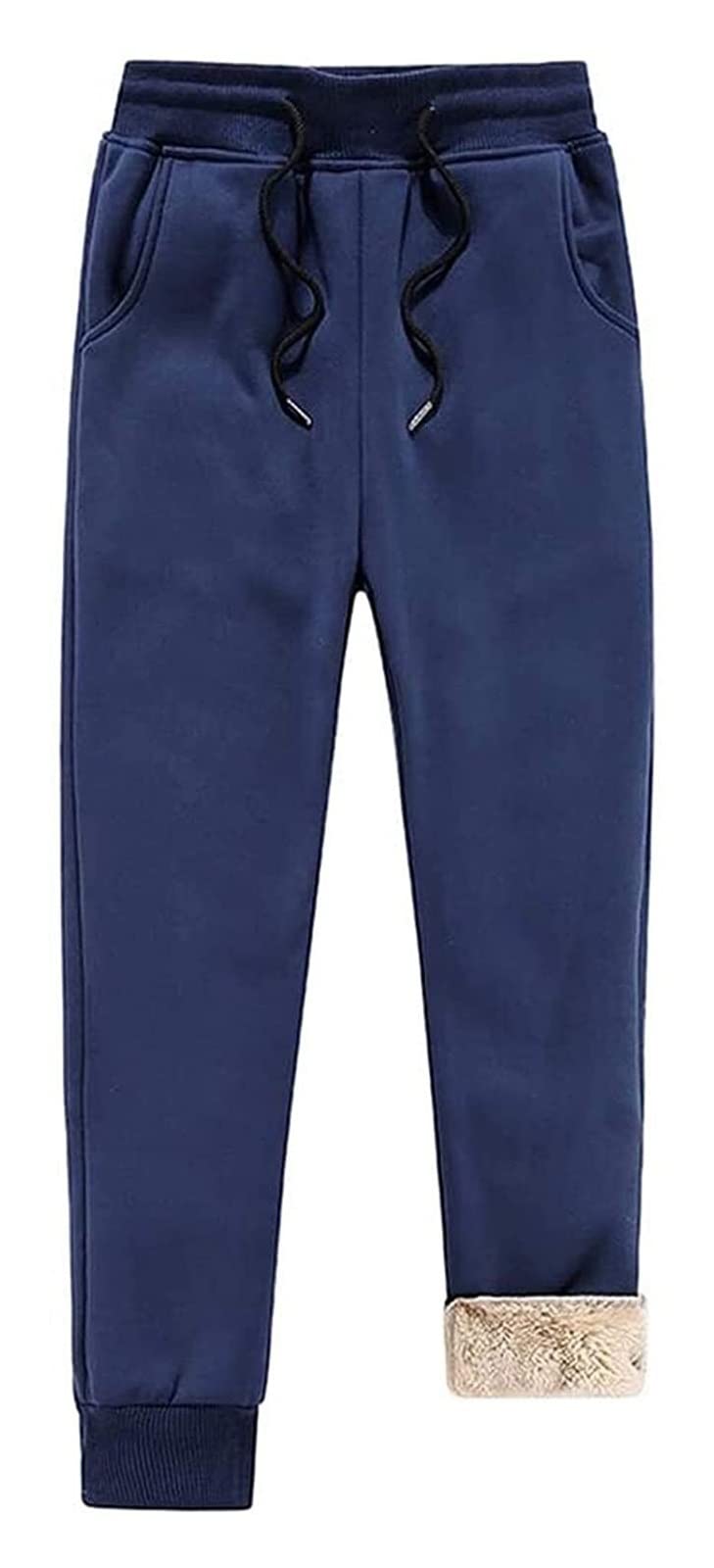 WEITING Spodnie dresowe męskie bawełniane spodnie sportowe slim fit spodnie treningowe długie joggery spodnie na co dzień zimowe polarowe spodnie dresowe z kieszeniami spodnie dresowe streetwear