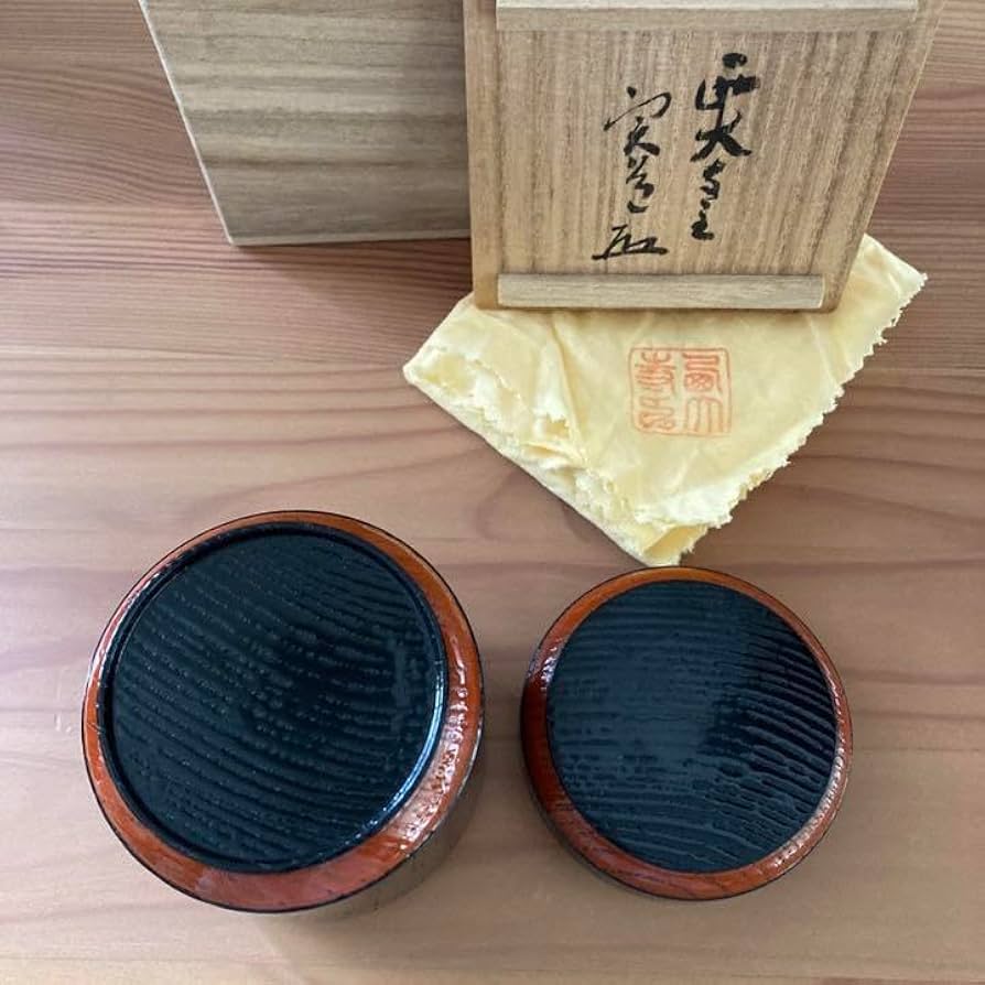 茶道具　漆塗　小松本宗勉作　炭素繊維棗 七夕　共箱　M　R4890 茶道具 漆塗 小松本宗勉作 炭素繊維棗 七夕 共箱 M R4890