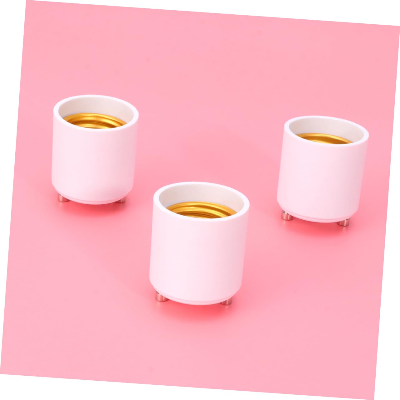 Gadpiparty 3 Set Di Adattatori Per Portalampada A Led Da Gu24 A E26/e27 Convertitore Universale Per Portalampada Design Non Sicuro Per Casa E Ufficio 5 Pezzi*3