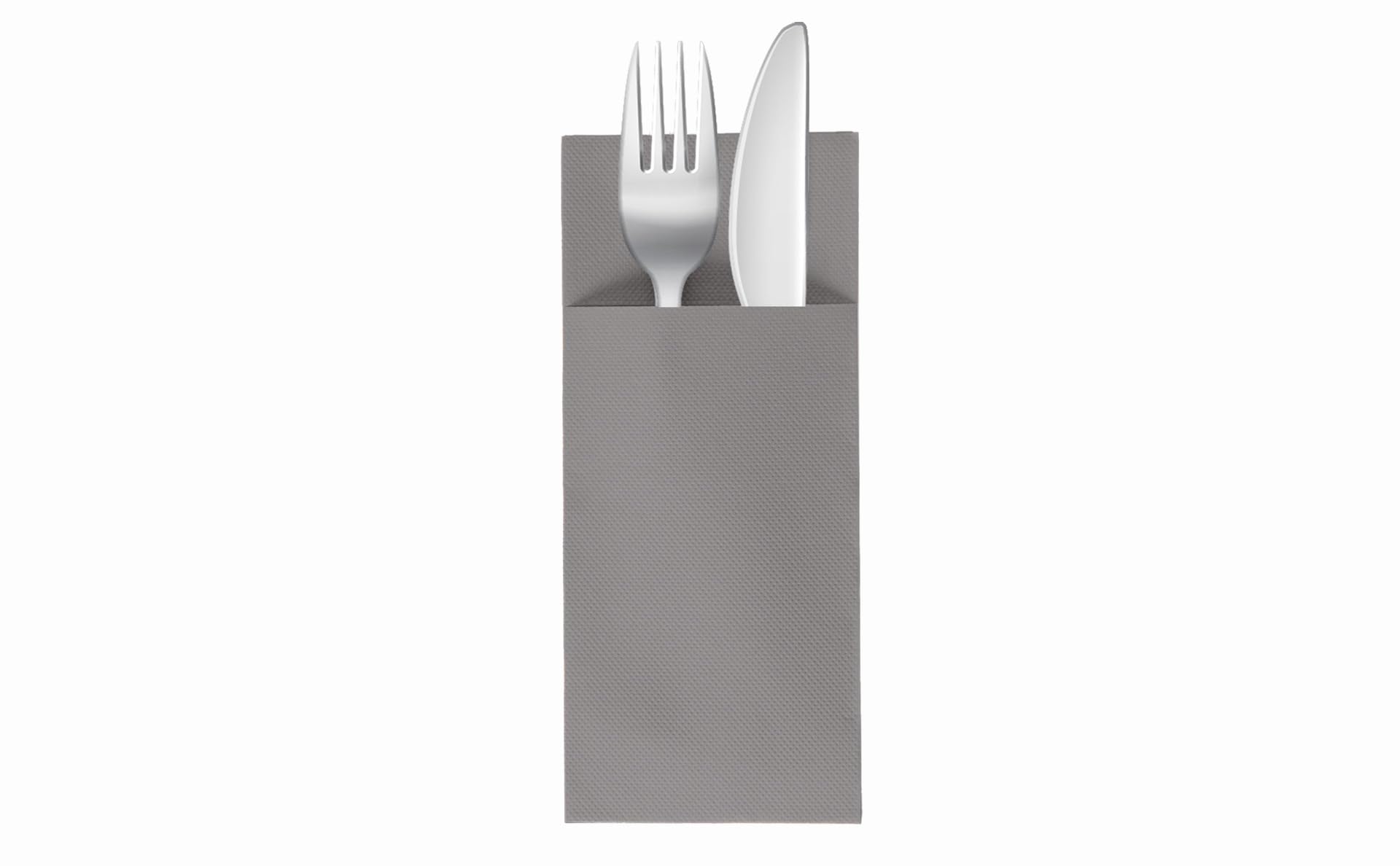 VelaHub Soft Point 50 Cutlery Napkins, High-Quality Disposable Napkins, 32 x 38 cm, White