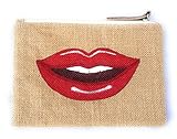 Red Clutch Handmade clutch Red Lip Clutch Halloween Red Clutch Evening Bags for Women