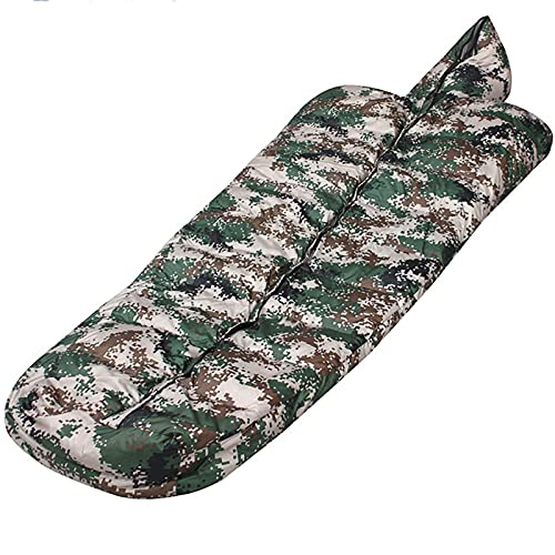 Jianghuayunchuanri Bequemer Schlafsack Camouflage Mantel-Stil Schlafsack im Freien Schlafsack Camping Schlafsack verdickt Indoor- und Outdoor-Aktivitäten (Farbe : Camouflage, Size : 210x70x50cm) - Image 3