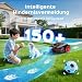 LEBOSBO V3 Mähroboter ohne Begrenzungskabel, KI-Visionsnavigation, 150+ Hinderniserkennung, App-Steuerung, bürstenloser Motor, 50 dB, Magnetstreifen, für kleine Ebene Gärten